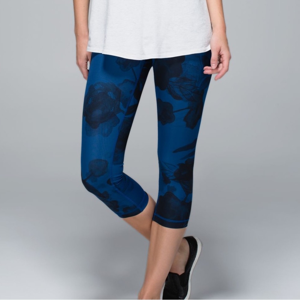 Floral Lululemon Capri Legging
